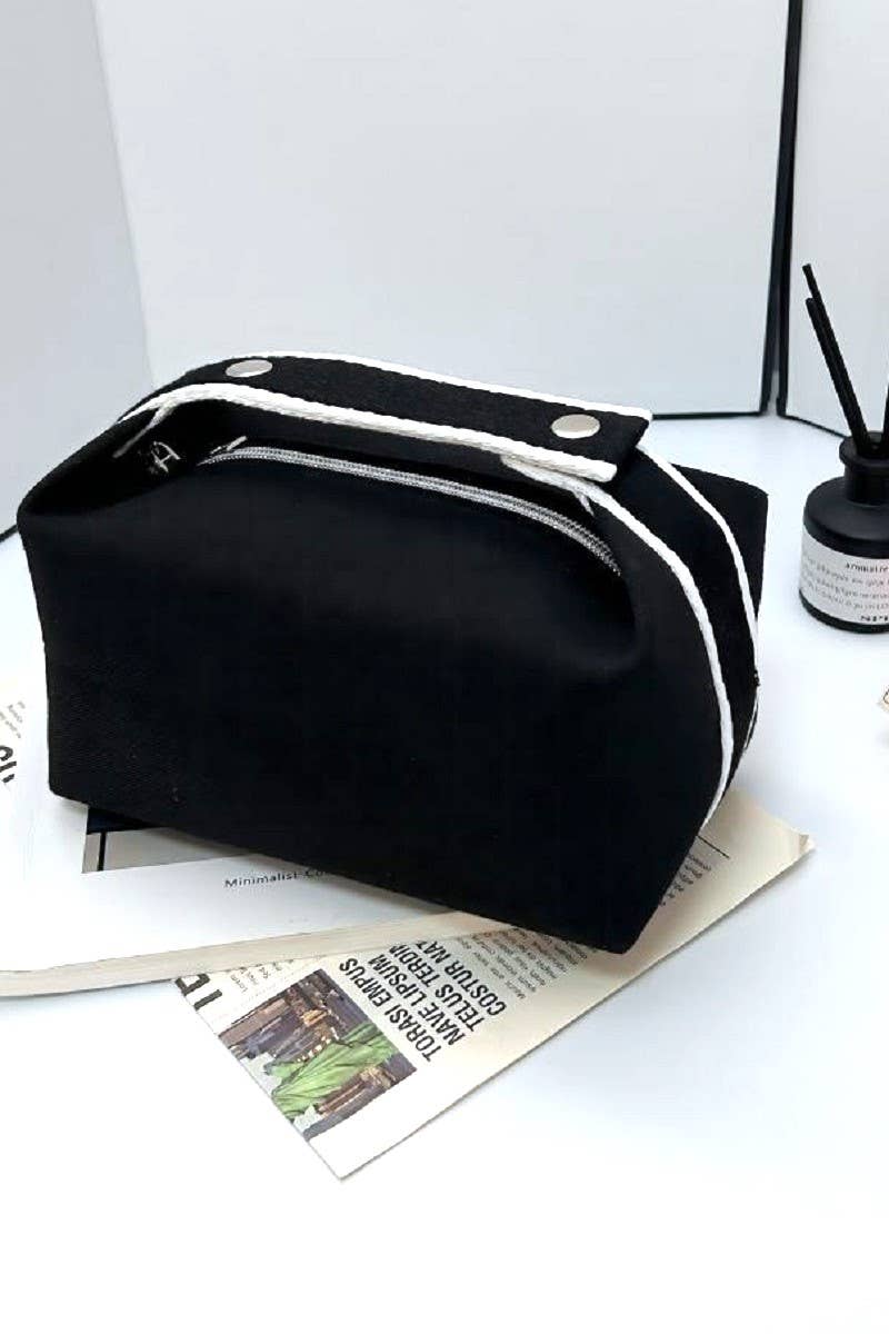 Bride A Brac Canvas Travel Cosmetic Pouch Bag