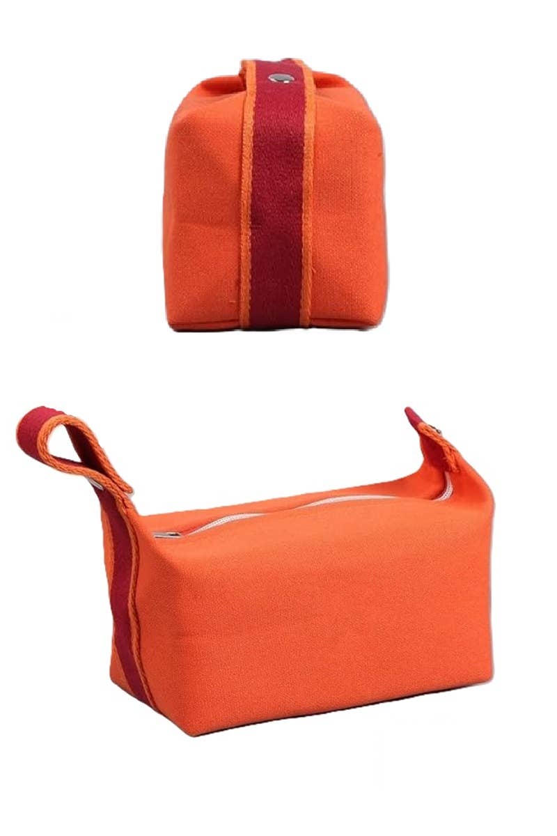 Bride A Brac Canvas Travel Cosmetic Pouch Bag
